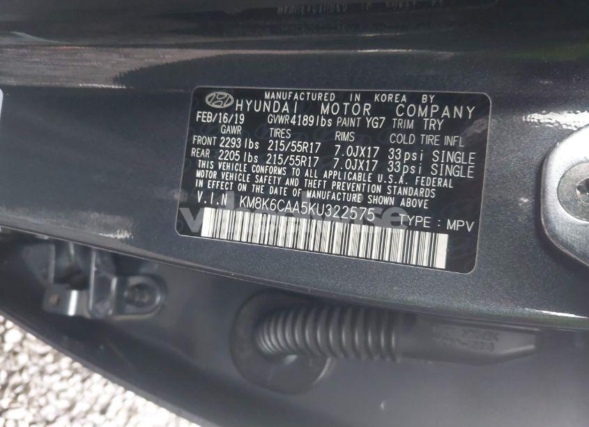 Photo 9 of 2019 Hyundai Kona SEL (VIN KM8K6CAA5KU322575)