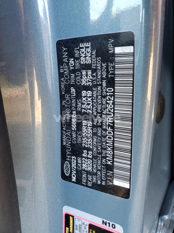 Photo 13 of 2024 HYUNDAI IONIQ 5 SE (VIN KM8KMDDF7RU264210)