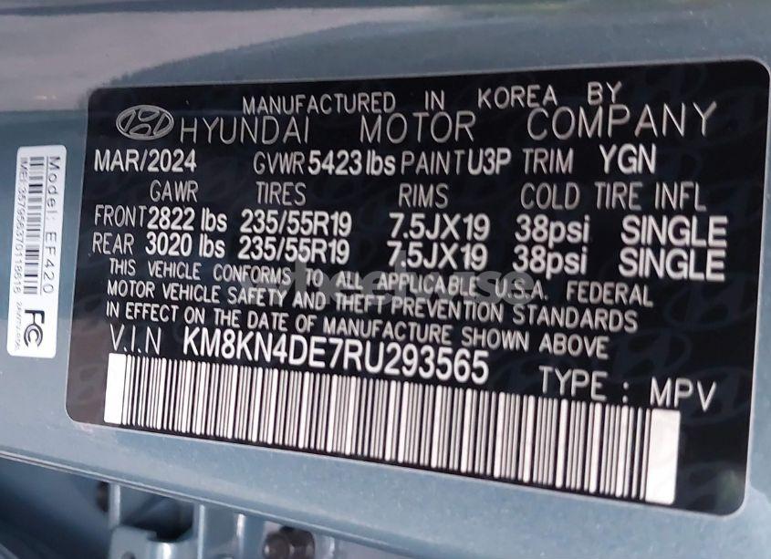 Photo 9 of 2024 Hyundai Ioniq 5 SEL (VIN KM8KN4DE7RU293565)