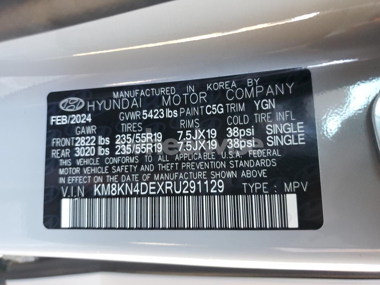 Photo 13 of 2024 HYUNDAI IONIQ 5 SEL (VIN KM8KN4DEXRU291129)