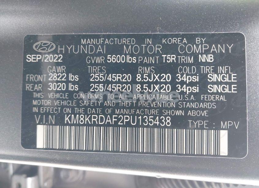 Photo 9 of 2023 Hyundai Ioniq 5 LIMITED (VIN KM8KRDAF2PU135438)