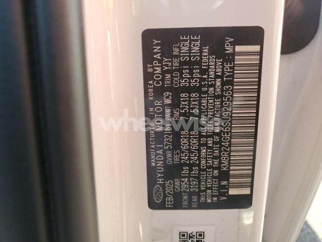 Photo 11 of 2025 HYUNDAI PALISADE SEL (VIN KM8R24GE6SU929563)
