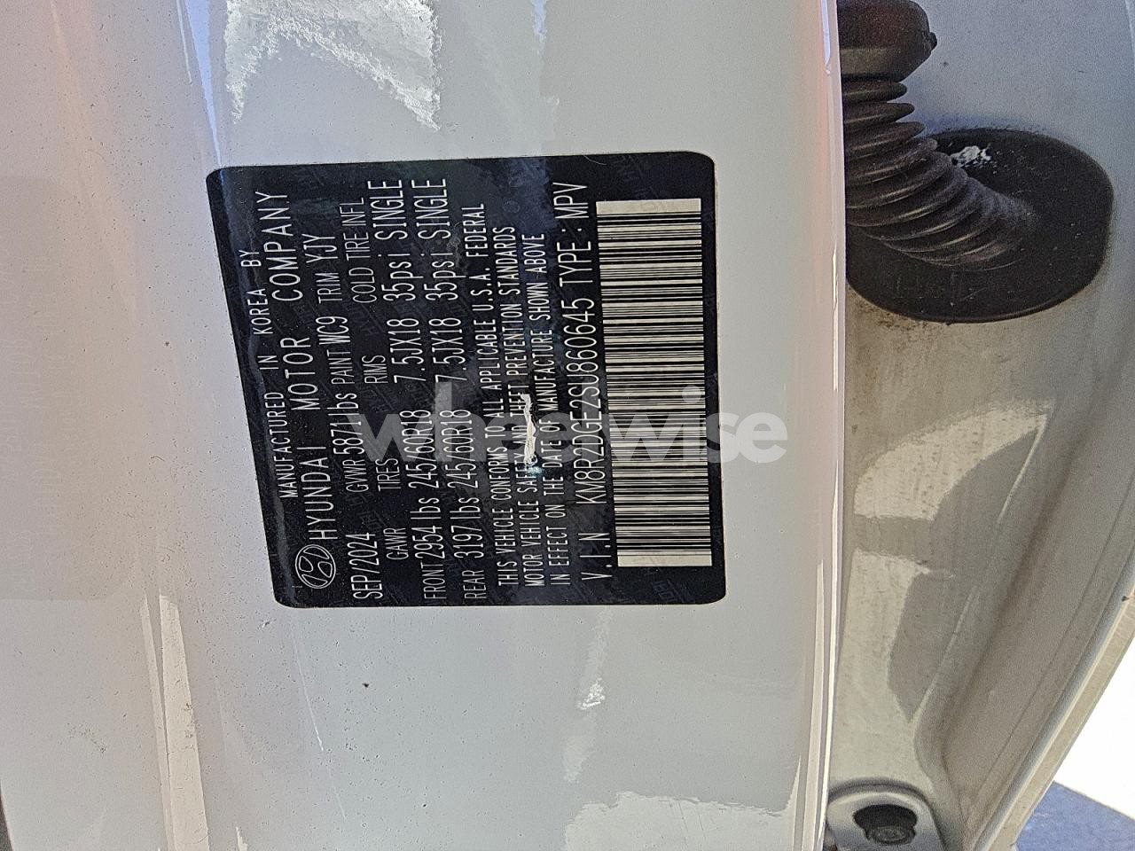 Photo 13 of 2025 HYUNDAI PALISADE SEL (VIN KM8R2DGE2SU860645)