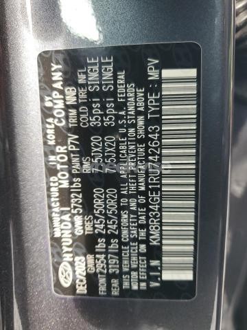 Photo 7 of 2024 HYUNDAI PALISADE XRT (VIN KM8R34GE1RU742643)