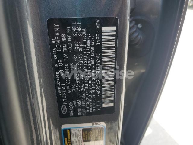 Photo 13 of 2025 HYUNDAI PALISADE XRT (VIN KM8R34GE2SU938340)