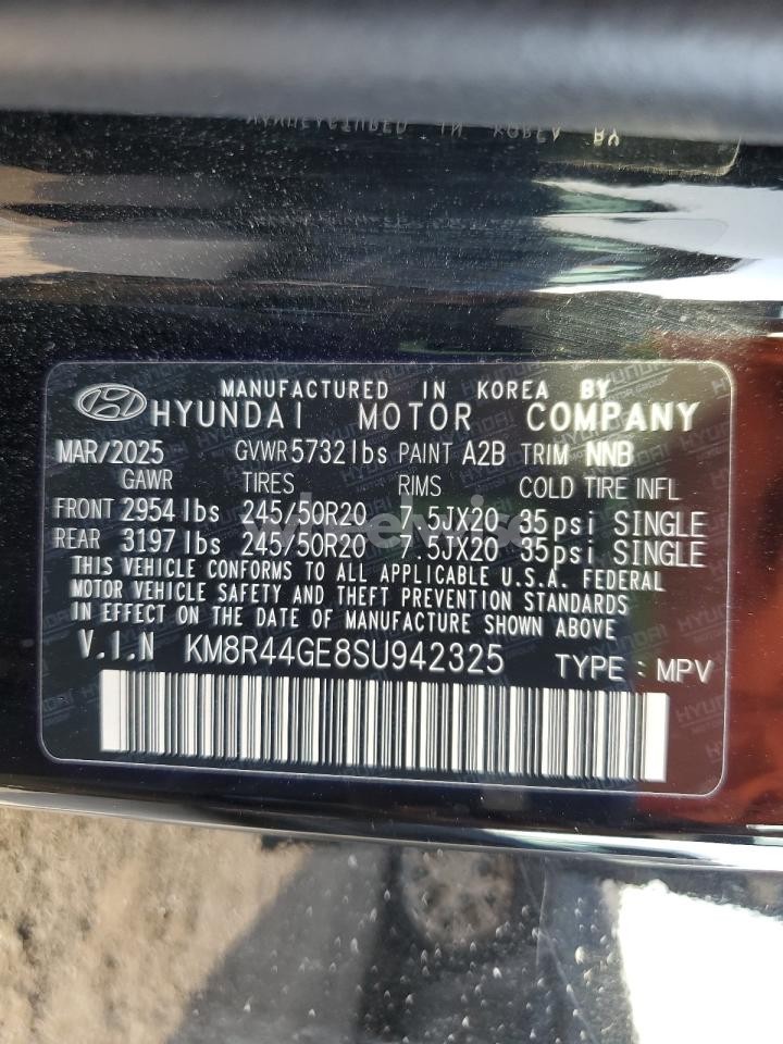 Photo 14 of 2025 HYUNDAI PALISADE SEL PREMIUM (VIN KM8R44GE8SU942325)