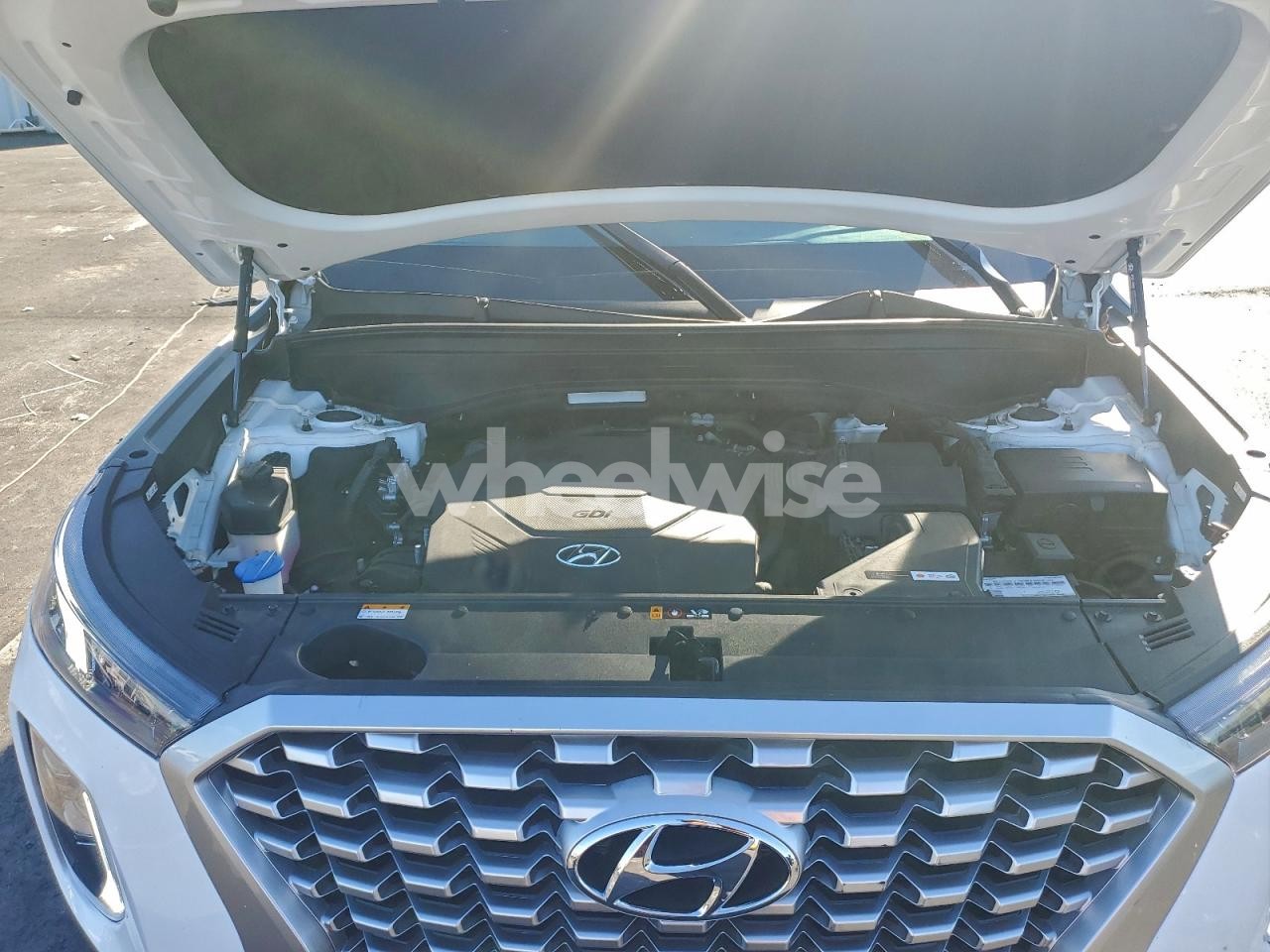 Photo 12 of 2022 HYUNDAI PALISADE SEL (VIN KM8R44HE6NU376541)