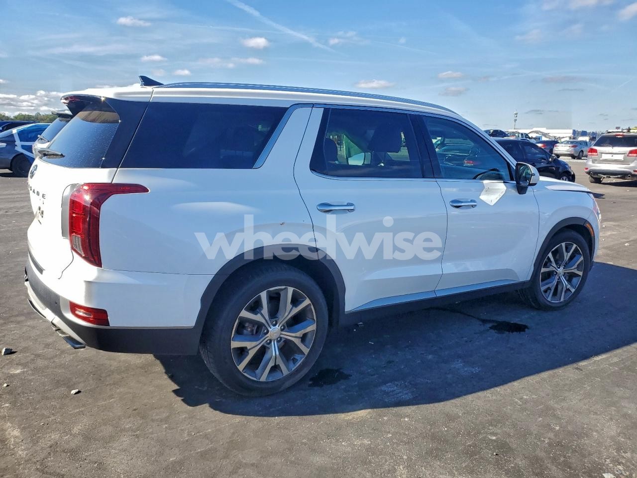 Photo 3 of 2022 HYUNDAI PALISADE SEL (VIN KM8R44HE6NU376541)