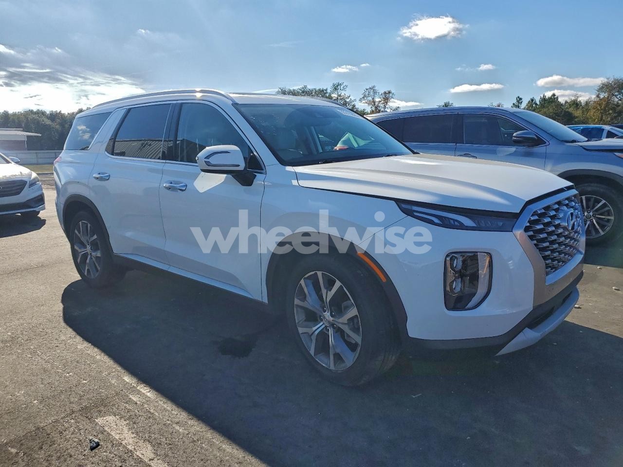 Photo 4 of 2022 HYUNDAI PALISADE SEL (VIN KM8R44HE6NU376541)