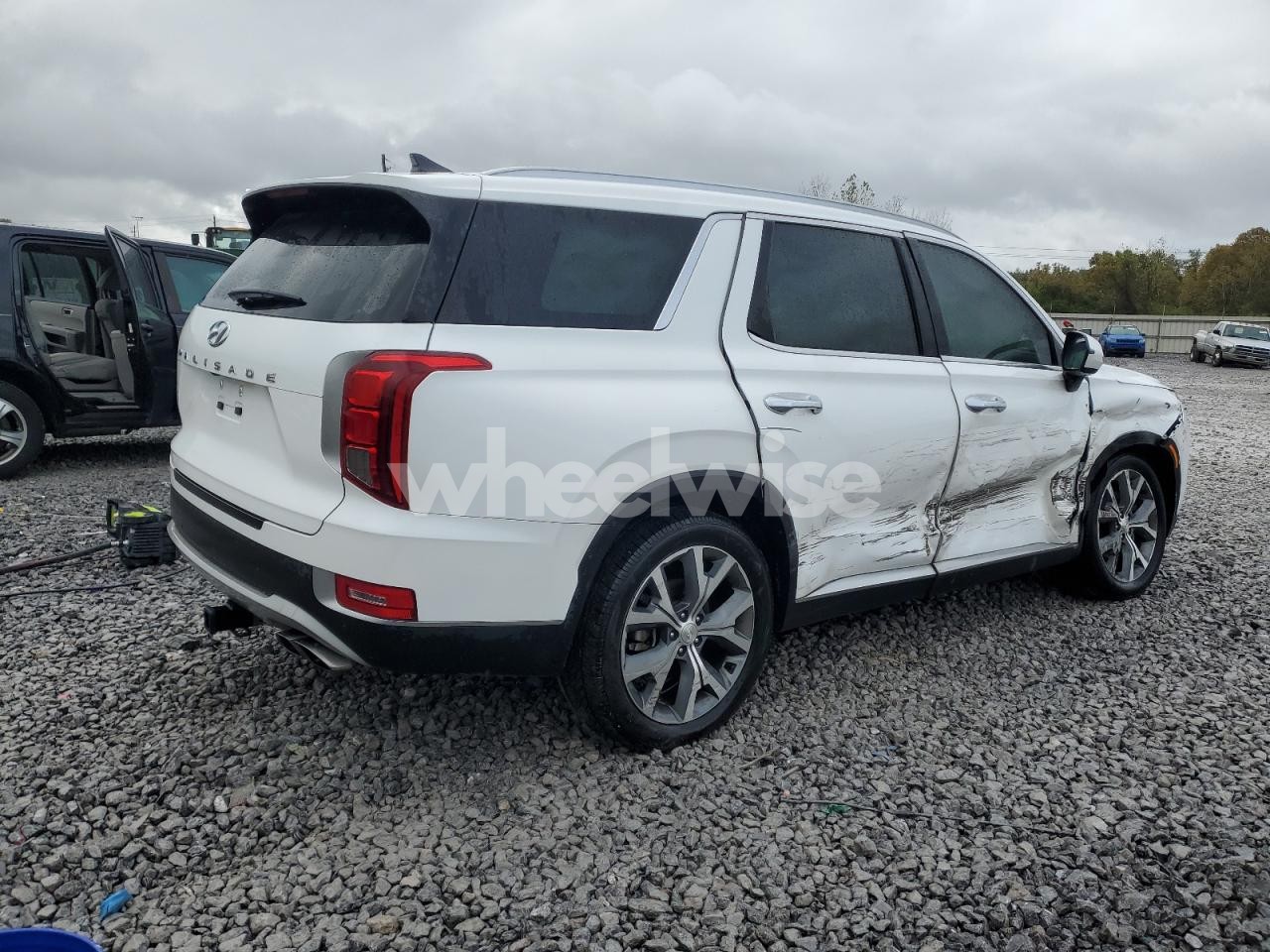 Photo 3 of 2021 HYUNDAI PALISADE SEL (VIN KM8R44HE9MU307454)