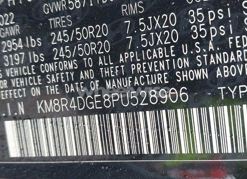 Photo 9 of 2023 Hyundai Palisade SEL (VIN KM8R4DGE8PU528906)