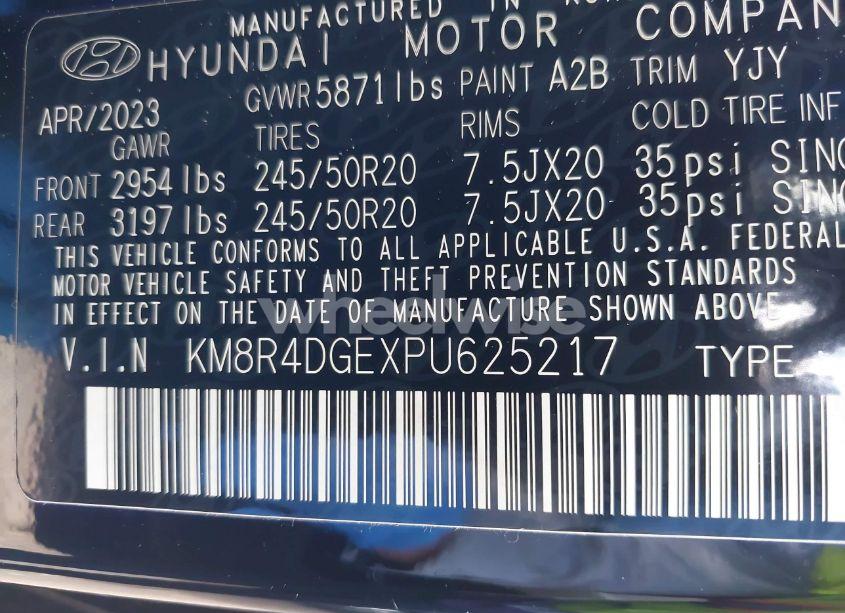Photo 9 of 2023 Hyundai Palisade SEL (VIN KM8R4DGEXPU625217)