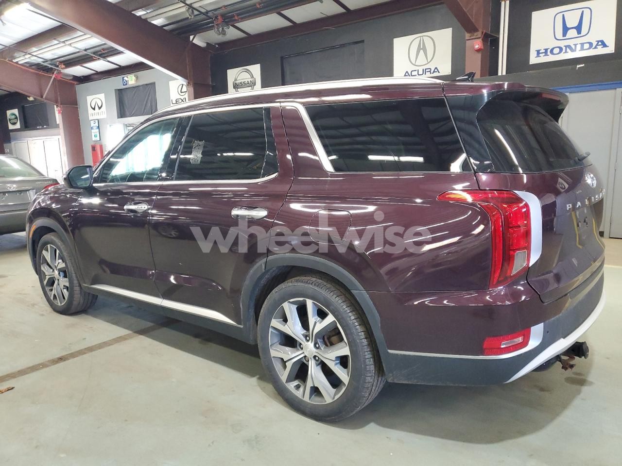 Photo 2 of 2021 HYUNDAI PALISADE SEL (VIN KM8R4DHE8MU280618)