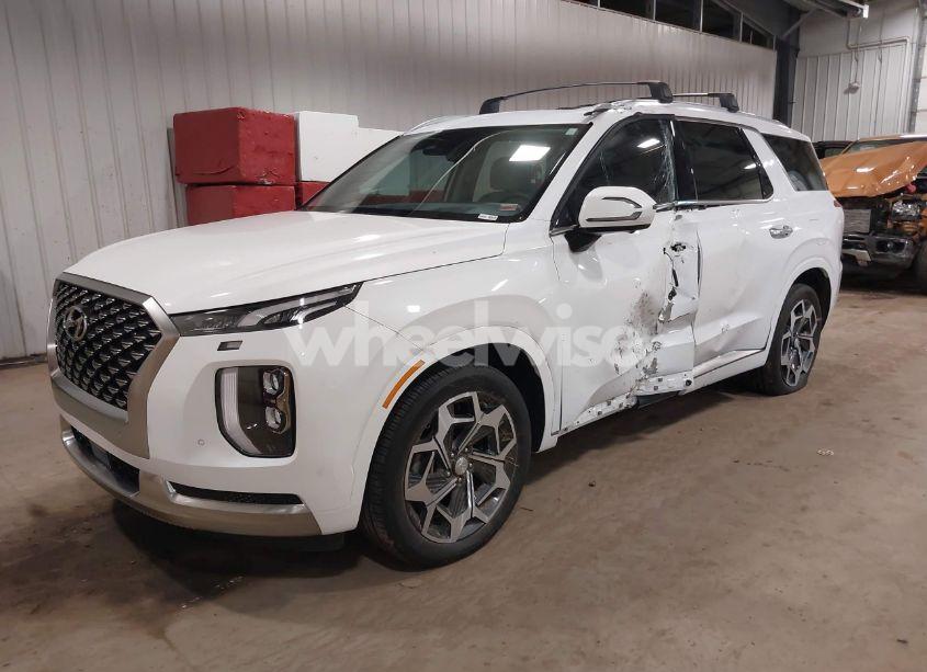 Photo 2 of 2022 Hyundai Palisade CALLIGRAPHY (VIN KM8R74HE0NU357779)