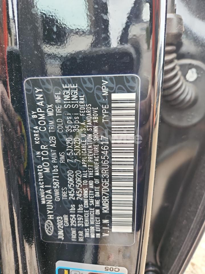 Photo 13 of 2024 HYUNDAI PALISADE CALLIGRAPHY (VIN KM8R7DGE3RU654617)