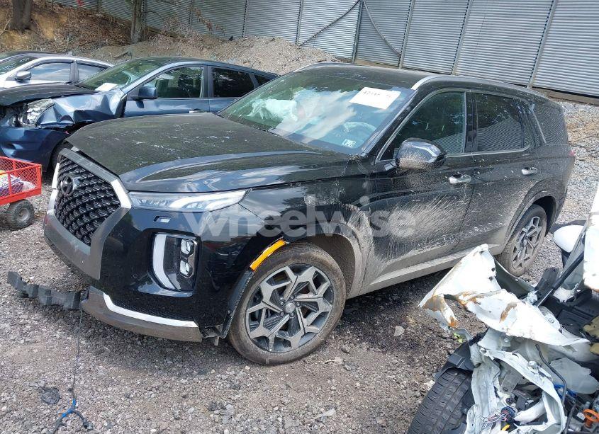Photo 2 of 2022 Hyundai Palisade CALLIGRAPHY (VIN KM8R7DHE9NU463194)