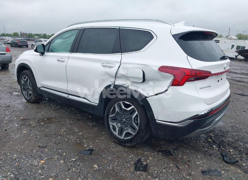 Photo 3 of 2021 Hyundai Santa FE HYBRID SEL PREMIUM (VIN KM8S3DA14MU006747)