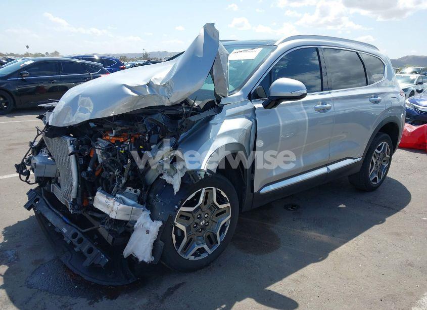 Photo 2 of 2021 Hyundai Santa FE HYBRID SEL PREMIUM (VIN KM8S3DA1XMU010415)