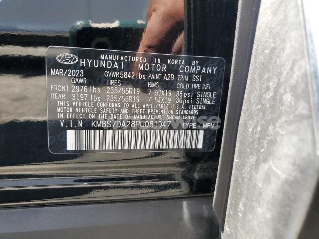 Photo 9 of 2023 HYUNDAI SANTA FE LIMITED (VIN KM8S7DA28PU081047)