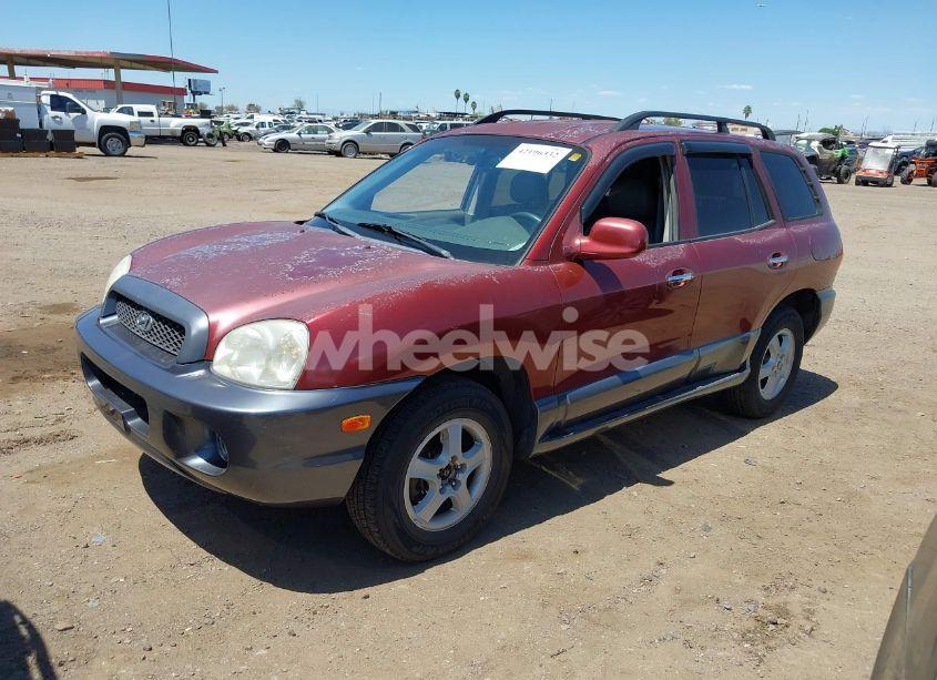 Photo 2 of 2003 Hyundai Santa FE GLS/LX (VIN KM8SC73D83U452083)