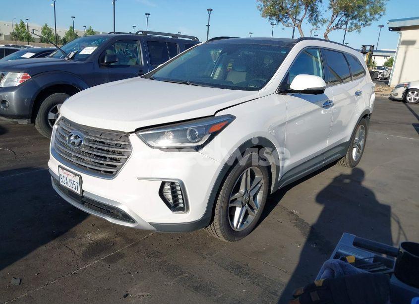Photo 2 of 2017 Hyundai Santa FE LIMITED ULTIMATE (VIN KM8SR4HFXHU252126)