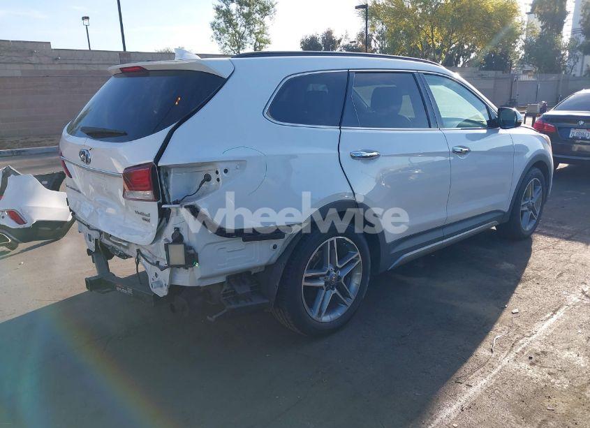 Photo 4 of 2017 Hyundai Santa FE LIMITED ULTIMATE (VIN KM8SR4HFXHU252126)