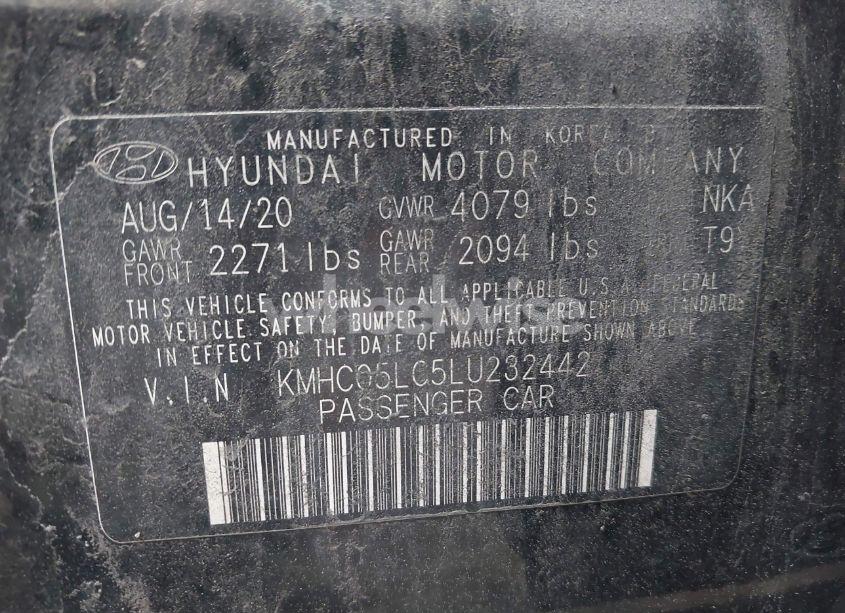 Photo 9 of 2020 Hyundai Ioniq HYBRID LIMITED (VIN KMHC05LC5LU232442)