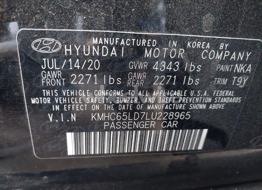 Photo 9 of 2020 Hyundai Ioniq PLUG-IN HYBRID SE (VIN KMHC65LD7LU228965)