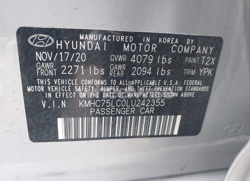 Photo 9 of 2020 Hyundai Ioniq HYBRID SE (VIN KMHC75LC0LU242355)