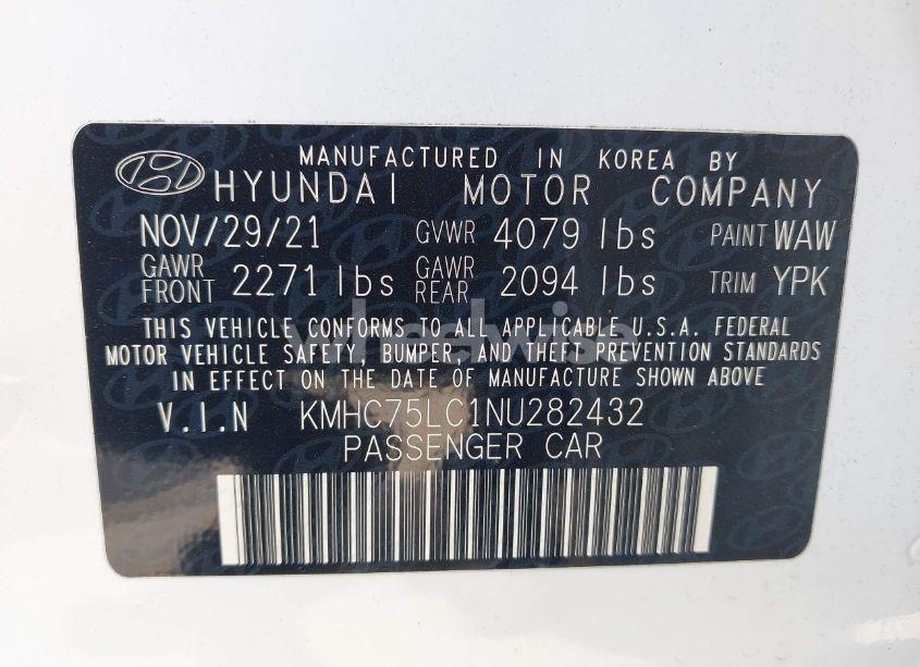 Photo 9 of 2022 Hyundai Ioniq HYBRID SE (VIN KMHC75LC1NU282432)