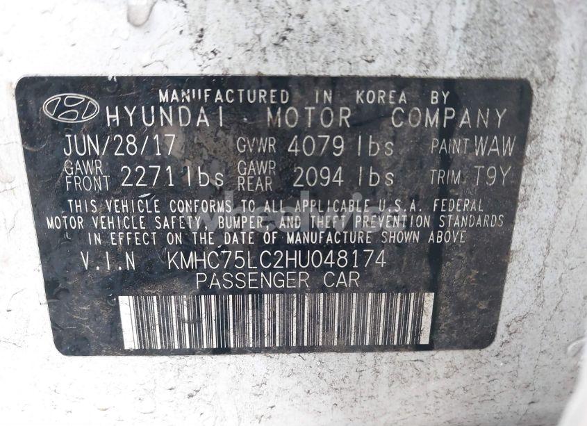 Photo 9 of 2017 Hyundai Ioniq HYBRID SEL (VIN KMHC75LC2HU048174)