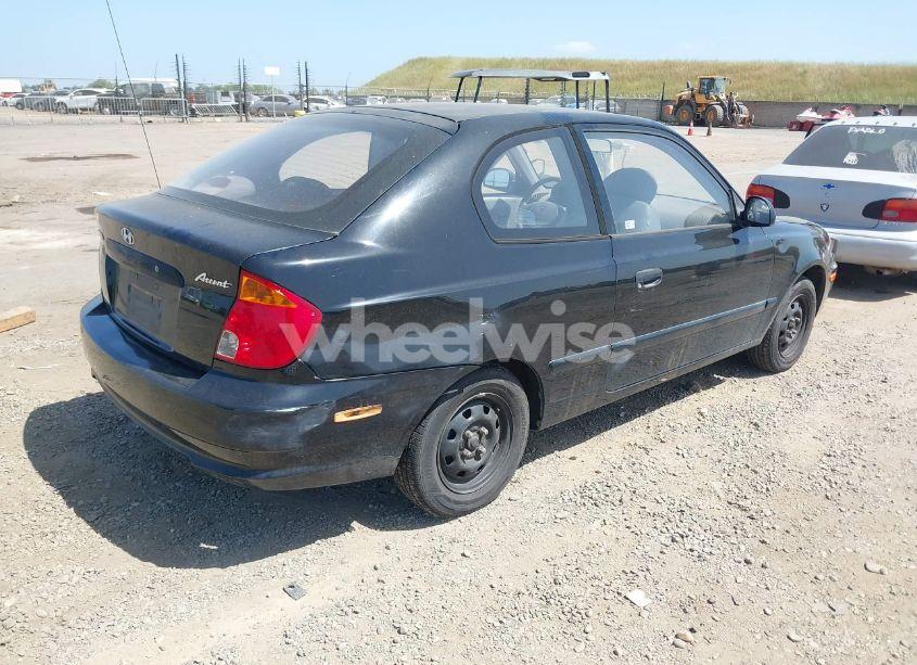 Photo 4 of 2003 Hyundai Accent (VIN KMHCF35CX3U271513)