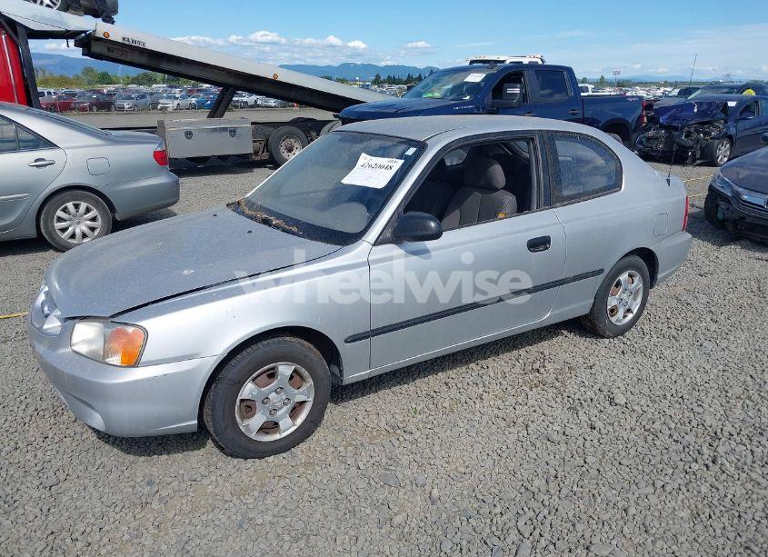 Photo 2 of 2002 Hyundai Accent L (VIN KMHCF35G82U173856)