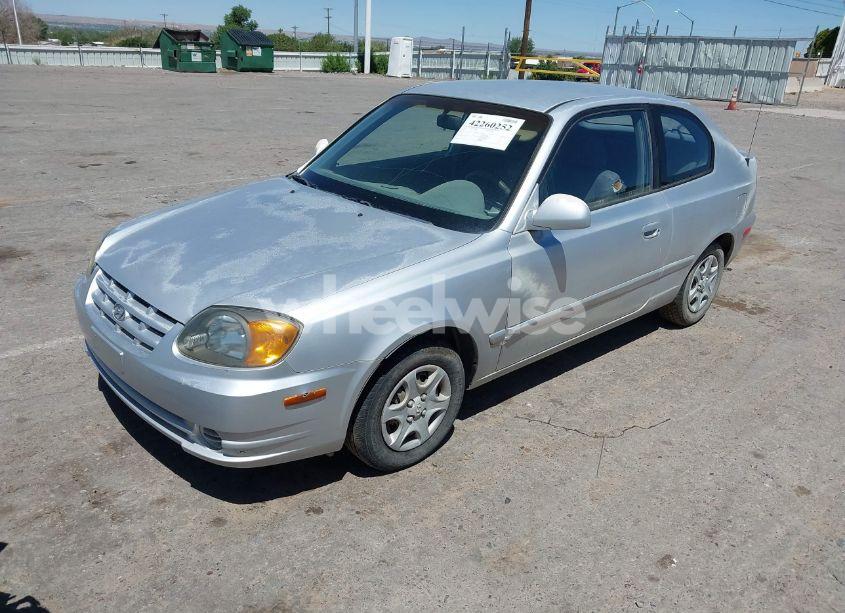 Photo 2 of 2003 Hyundai Accent GL (VIN KMHCG35C73U254634)