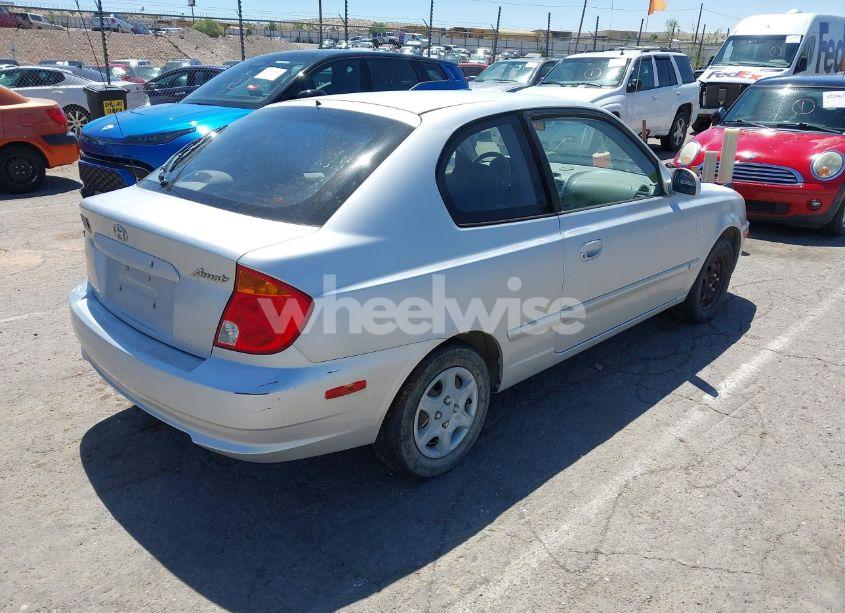 Photo 4 of 2003 Hyundai Accent GL (VIN KMHCG35C73U254634)