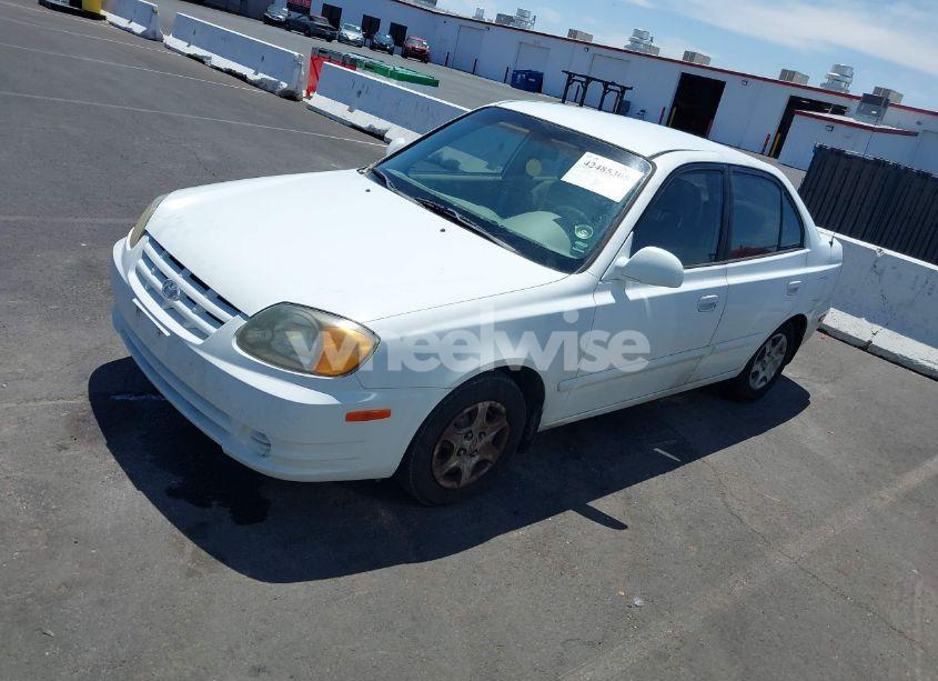 Photo 2 of 2003 Hyundai Accent GL (VIN KMHCG45C93U457529)