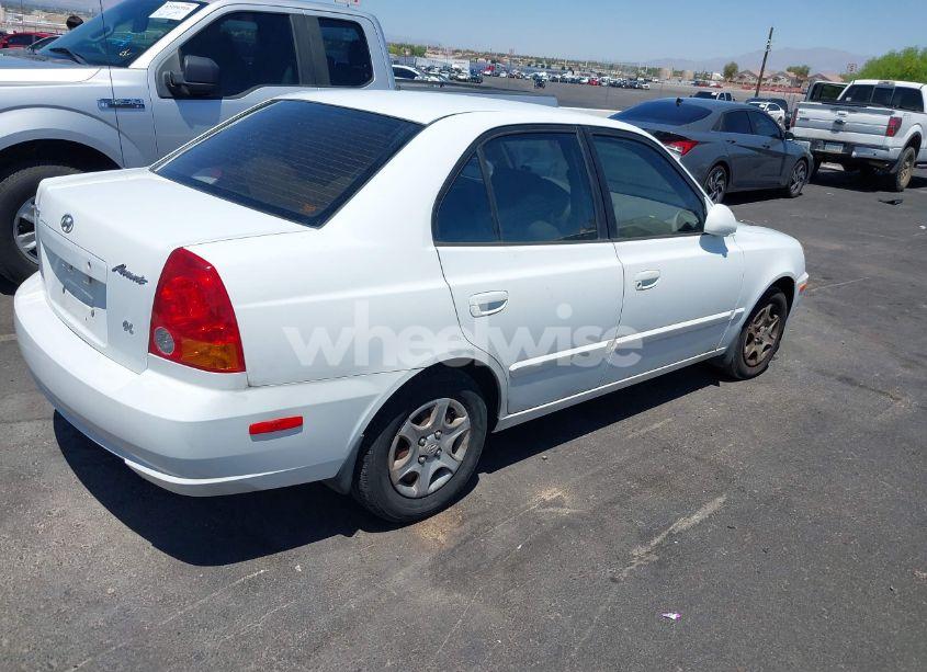 Photo 4 of 2003 Hyundai Accent GL (VIN KMHCG45C93U457529)