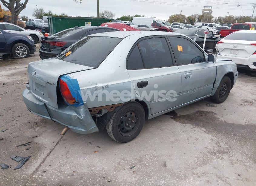 Photo 4 of 2003 Hyundai Accent GL (VIN KMHCG45C93U496234)