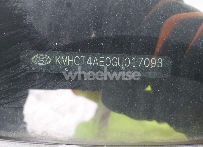 Photo 9 of 2016 Hyundai Accent SE (VIN KMHCT4AE0GU017093)