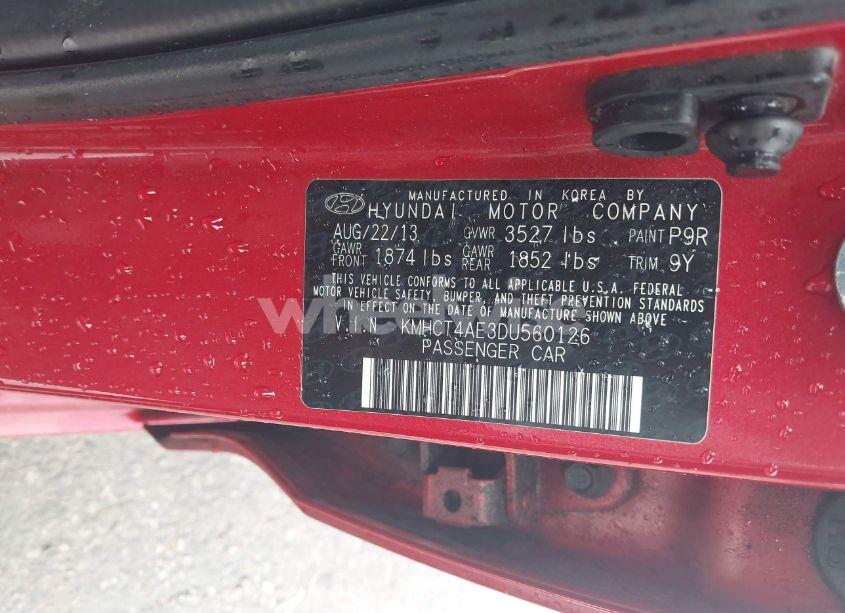 Photo 9 of 2013 Hyundai Accent GLS (VIN KMHCT4AE3DU560126)