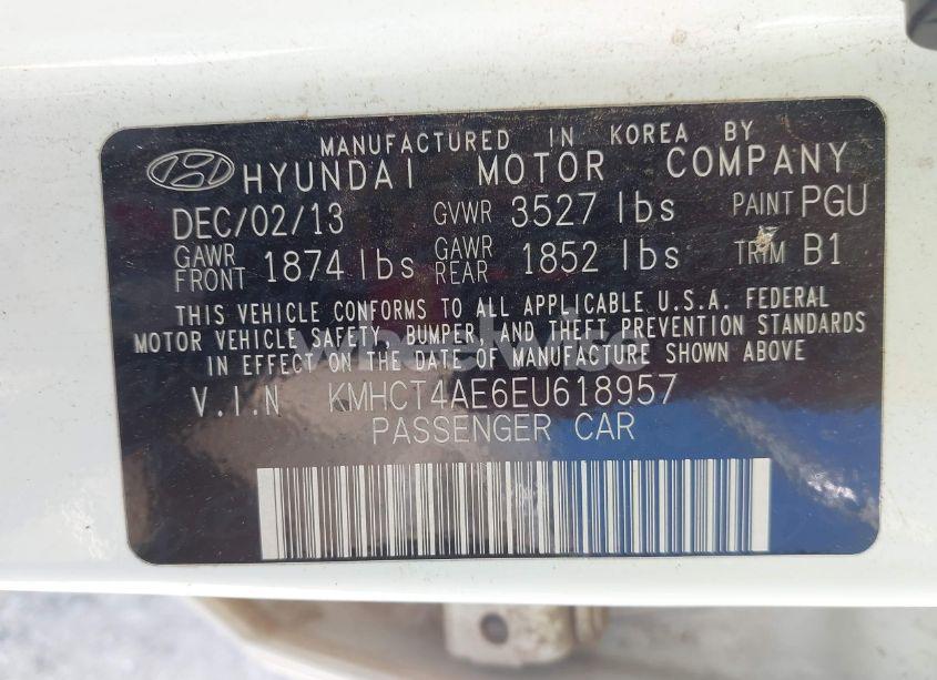 Photo 9 of 2014 Hyundai Accent GLS (VIN KMHCT4AE6EU618957)