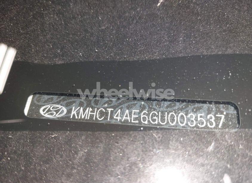 Photo 9 of 2016 Hyundai Accent SE (VIN KMHCT4AE6GU003537)