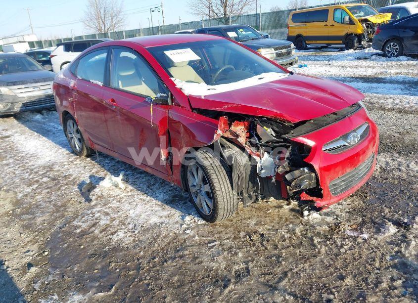 2013 Hyundai Accent GLS (VIN KMHCU4AE1DU319310) main photo