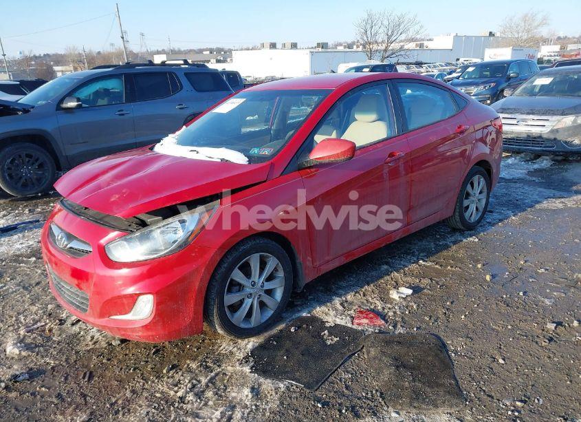 Photo 2 of 2013 Hyundai Accent GLS (VIN KMHCU4AE1DU319310)