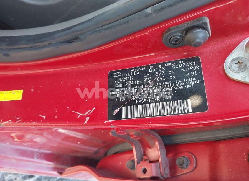 Photo 9 of 2013 Hyundai Accent GLS (VIN KMHCU4AE1DU319310)