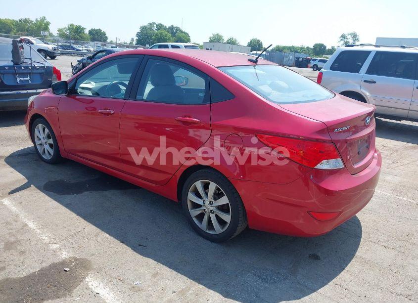 Photo 3 of 2012 Hyundai Accent GLS (VIN KMHCU4AE7CU099833)