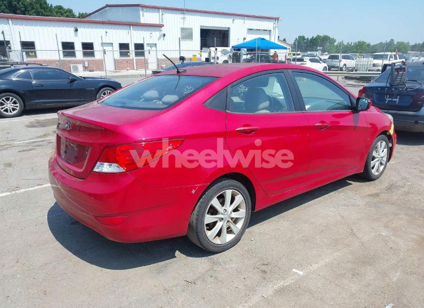 Photo 4 of 2012 Hyundai Accent GLS (VIN KMHCU4AE7CU099833)