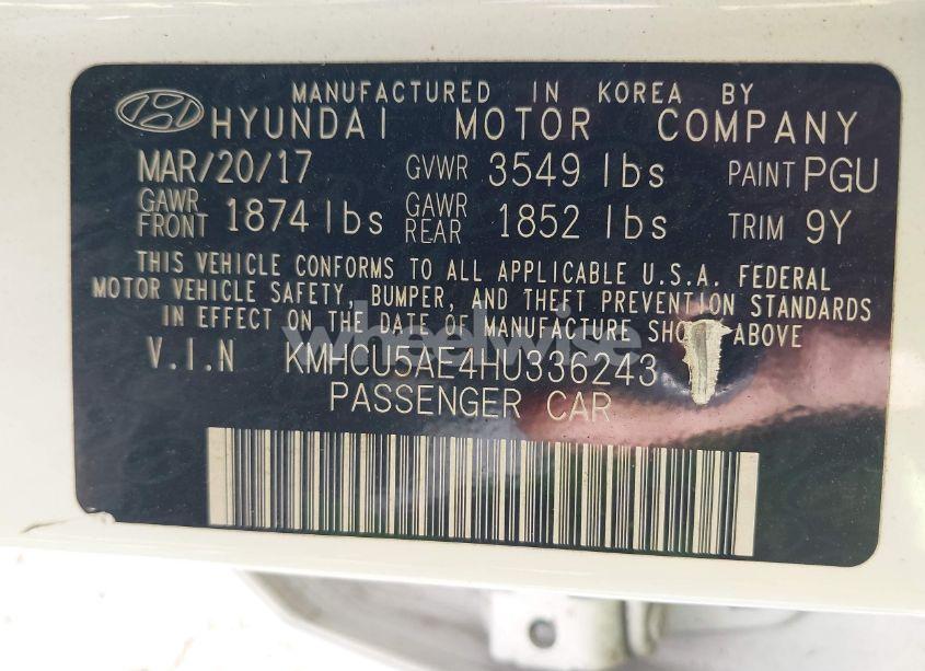 Photo 9 of 2017 Hyundai Accent SPORT (VIN KMHCU5AE4HU336243)