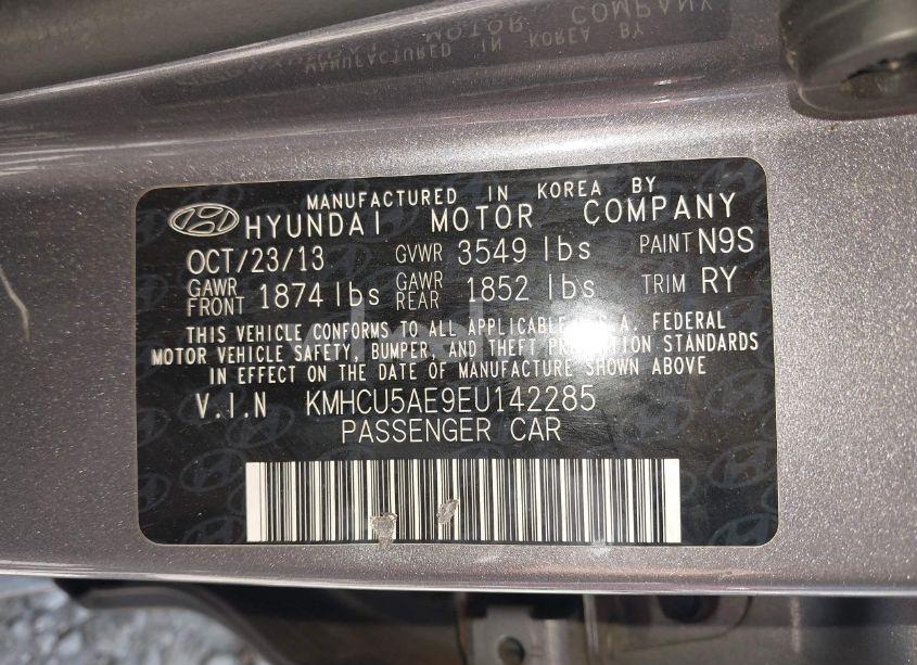 Photo 9 of 2014 Hyundai Accent SE (VIN KMHCU5AE9EU142285)