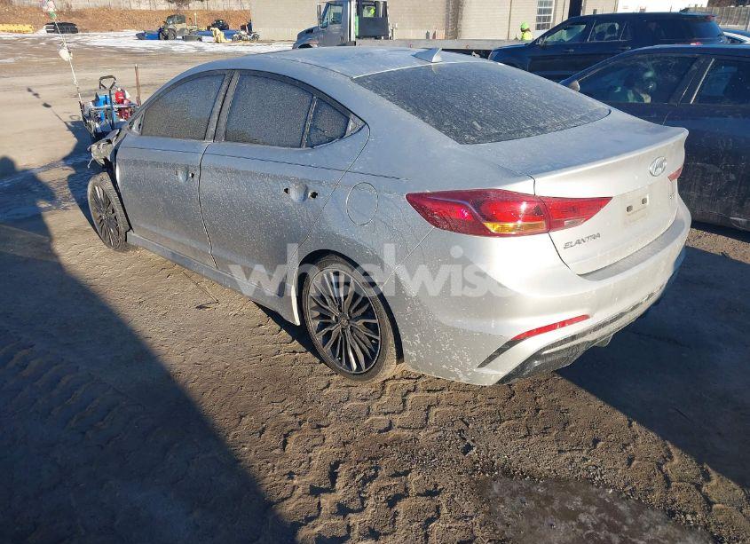 Photo 3 of 2018 Hyundai Elantra SPORT (VIN KMHD04LB1JU524771)